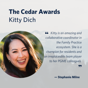 Cedar Award: Kitty Dich
